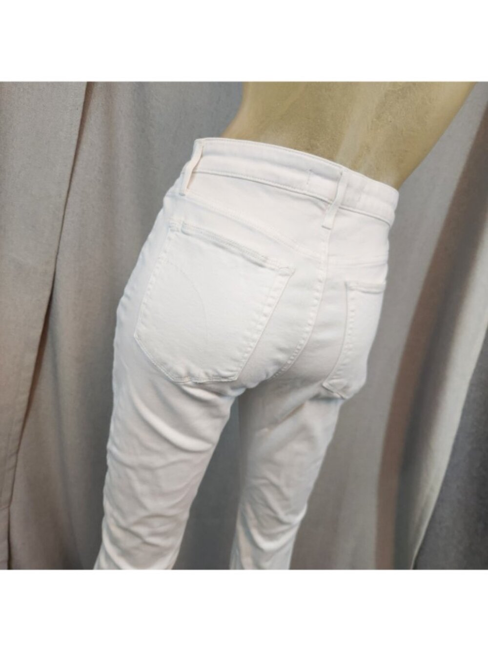 Joes Jeans JJ White Skinny Mid Rise Denim Blue Jeans Size 4 SMALL 30 W x 27 I - Picture 5 of 8